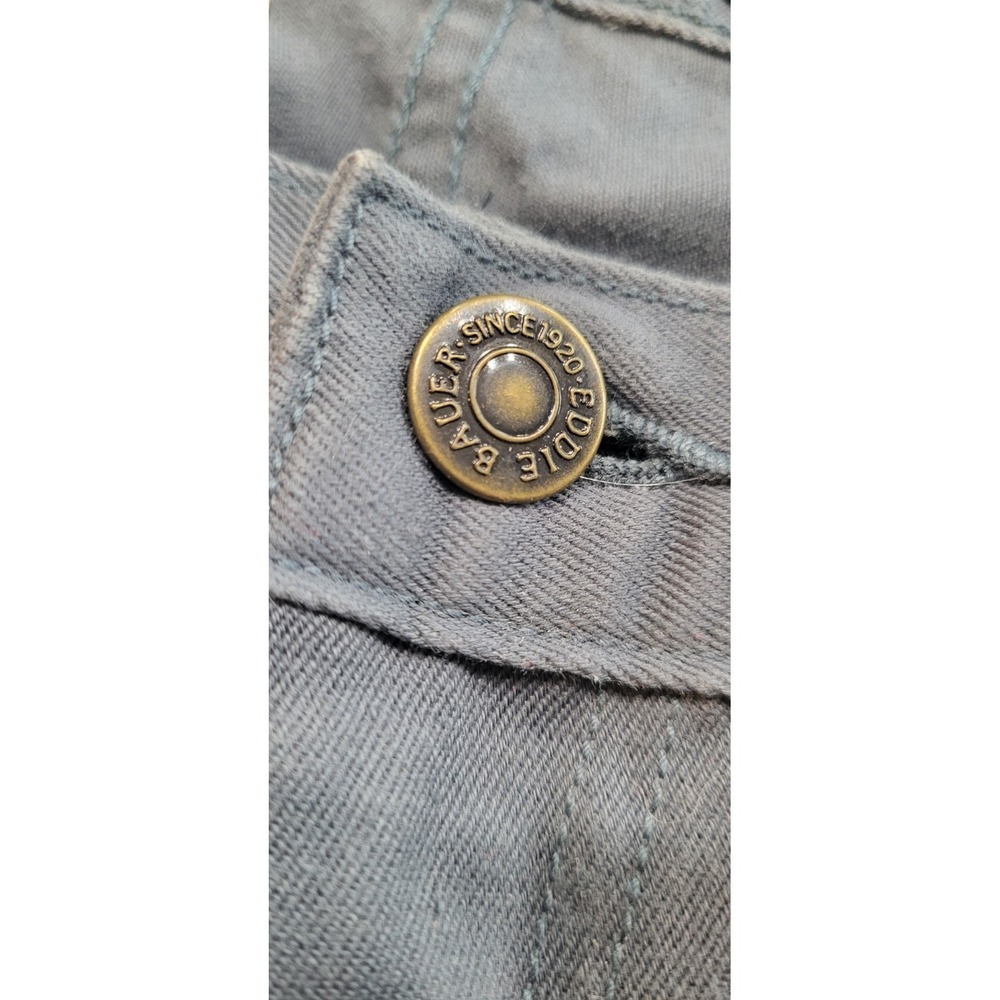 New Eddie Bauer Mens Jeans 36x32 Gray Denim Straight Leg Hiking Comfort Pants - Picture 4 of 8